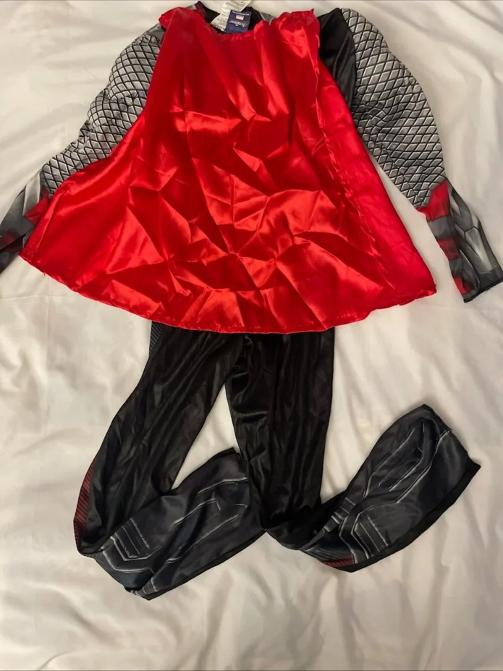 Thor Marvel Avengers Child Muscle Costume Jumpsuit Cape size M 7-8